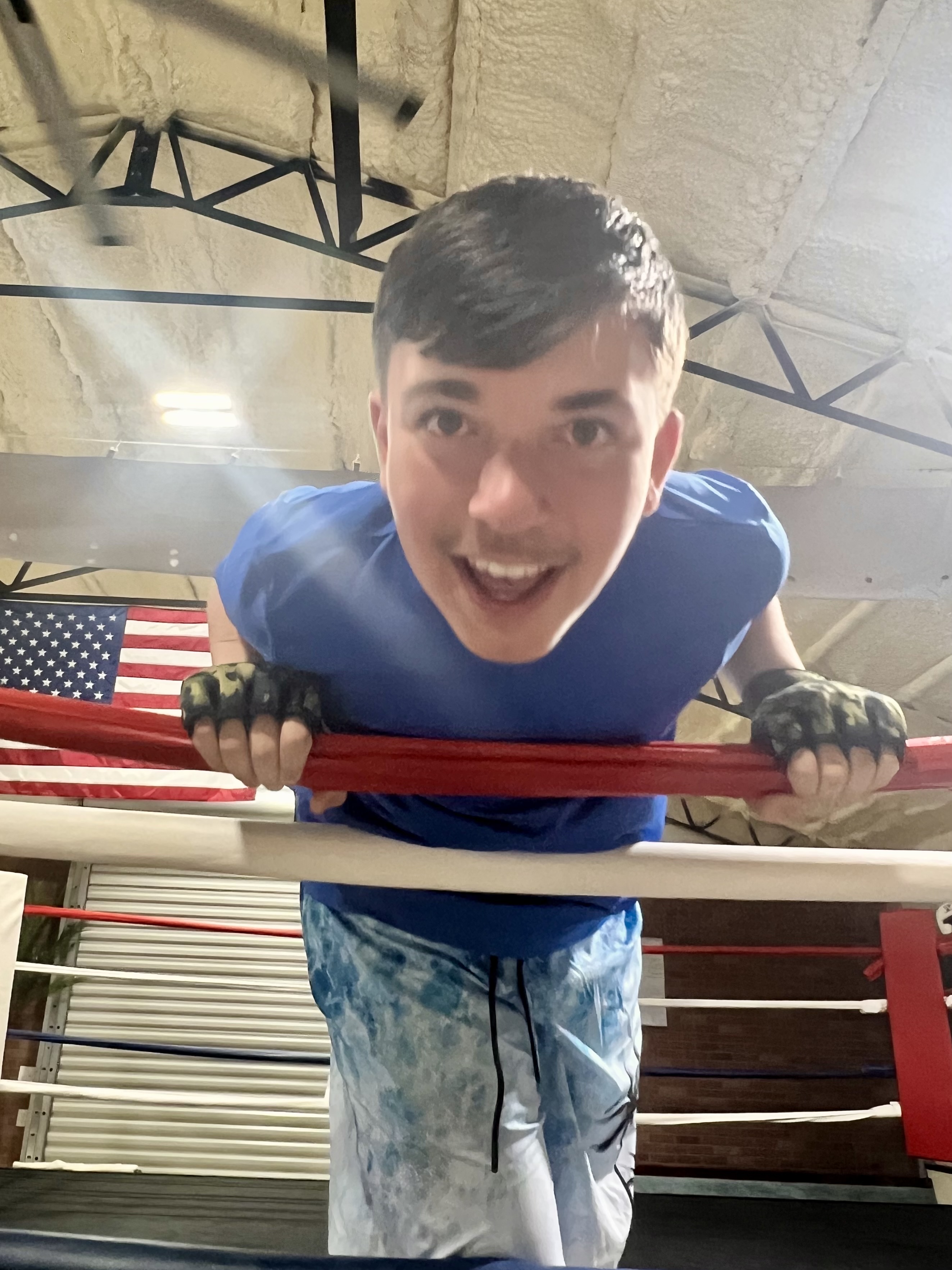 Kingston training at boxing camp in Florida, summer 2026