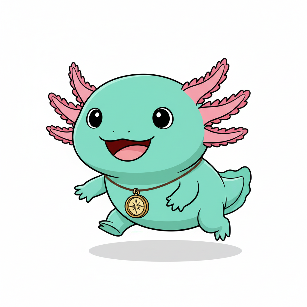 Cover of Ajax the Aqua Axolotl: An Origin Story children's book